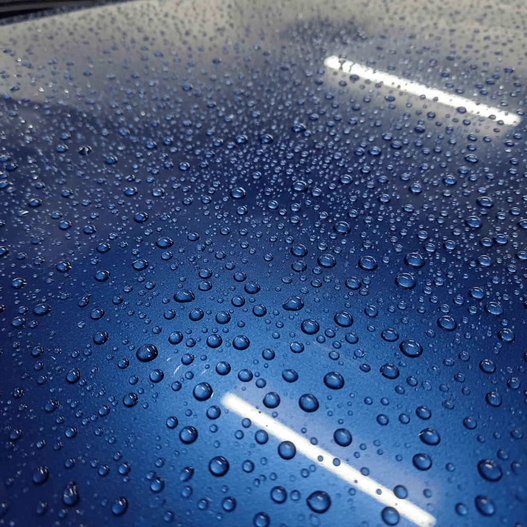 Water beading on ceramic coating
