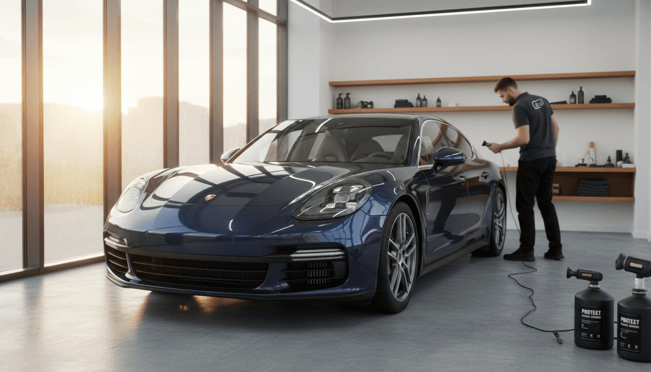 Beautifully detailed car with glossy finish