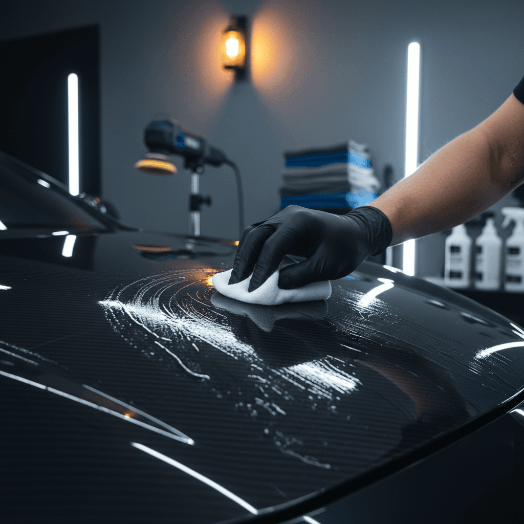 Premium polish and ceramic coating application