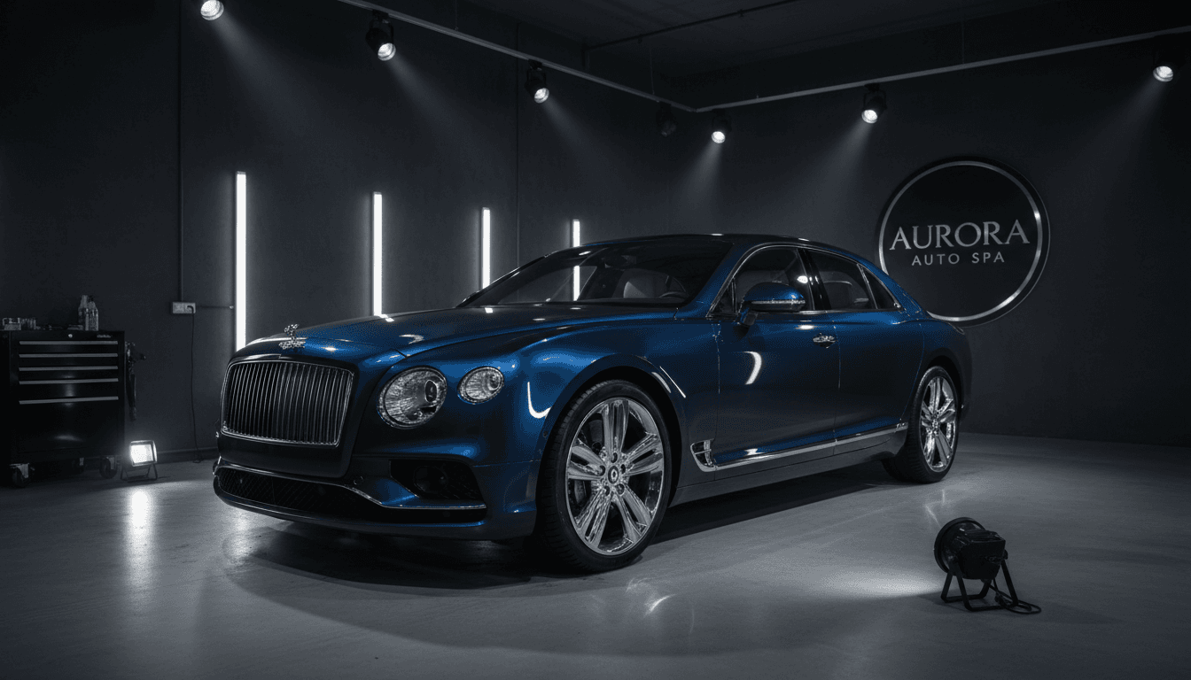 Completed detail showing showroom-quality finish and ceramic protection